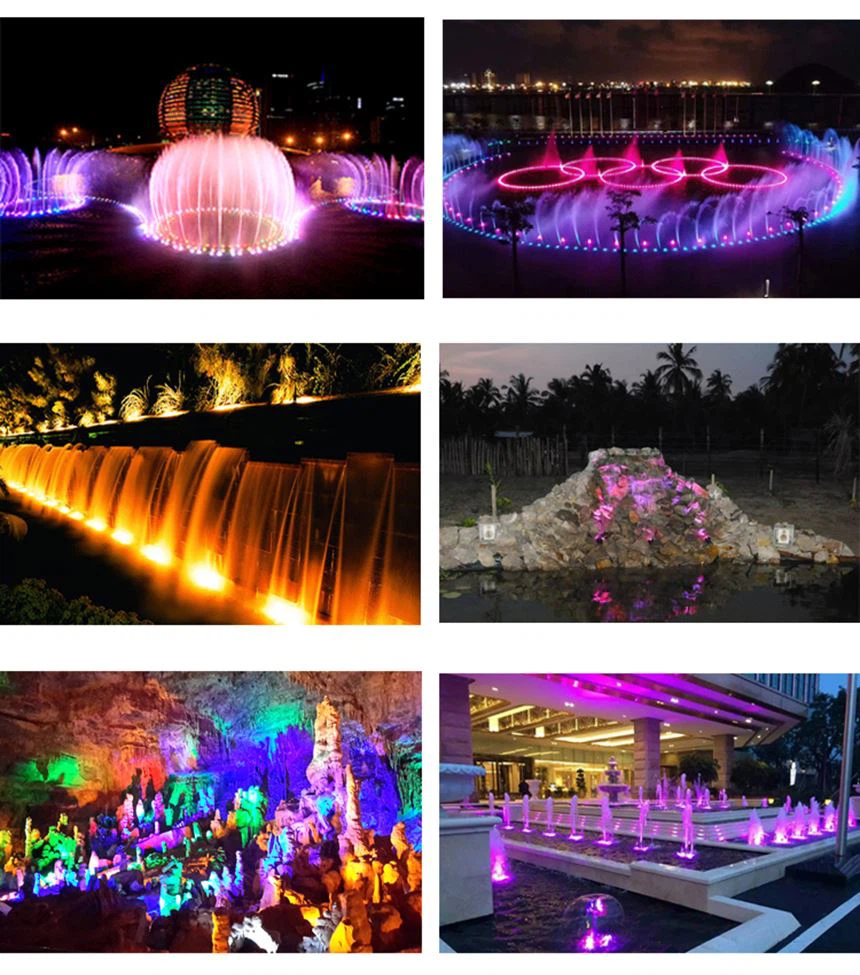 pool underwater fountain led light