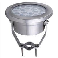 12w 36w 24v Ip68 Rgb Dmx ماء نافورة ماء متعدد الألوان بقيادة أضواء تحت الماء مزود