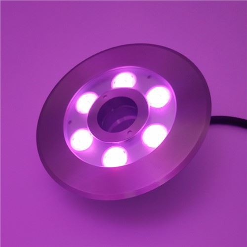 6 واط 24 واط أدى ضوء النافورة